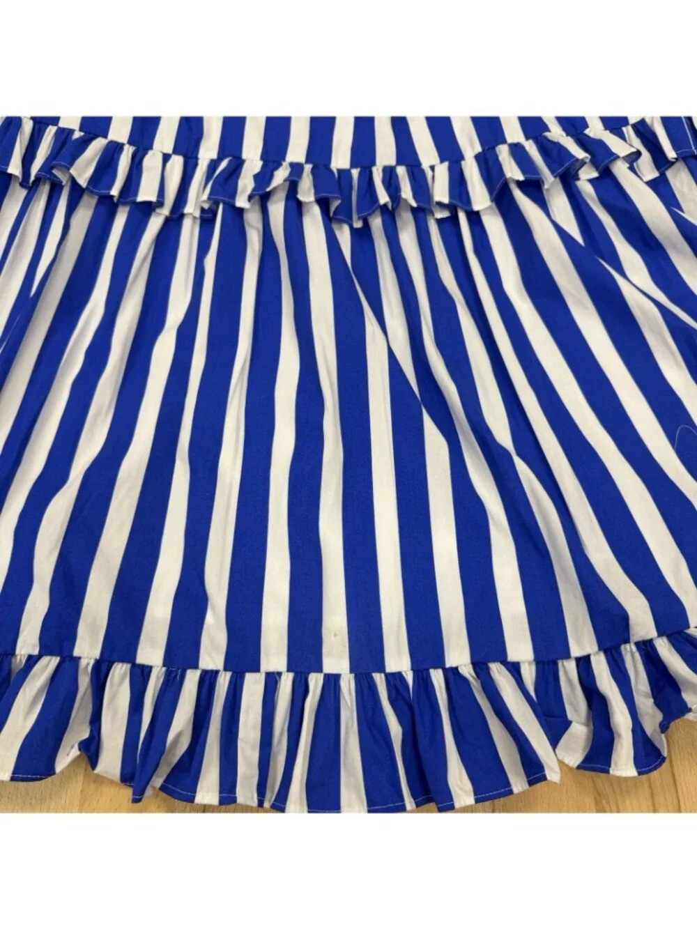 Pomander Place by Tuckernuck Blue Stripe Avondale Dress size S Small NWT* - Picture 7 of 9